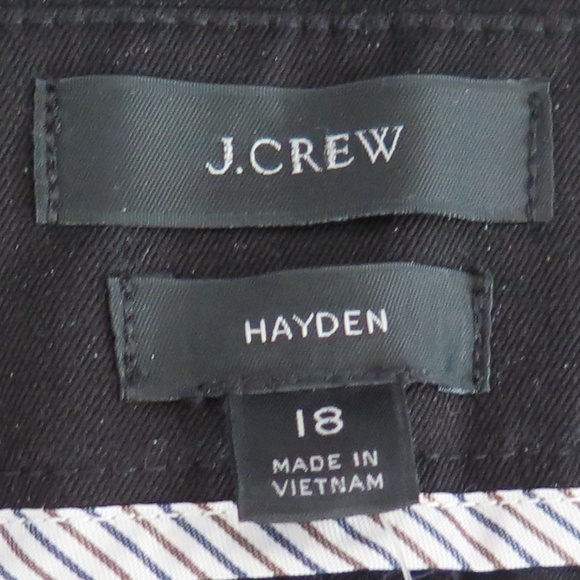J.Crew Hayden Cropped Trousers in Black, Size 18 - Picture 12 of 15